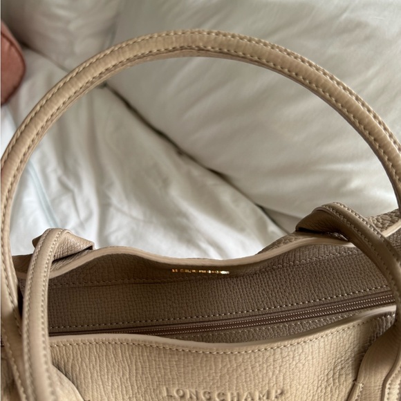 Longchamp Tan Leather Tote - Picture 5 of 6